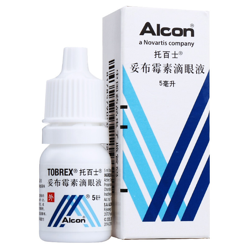 托百士 托百士 妥布霉素滴眼液 5ml*1支/盒 外眼及附属器敏感菌株感染